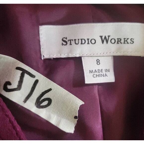 J16  Studio Works dressy faux suade jacket - Picture 10 of 10